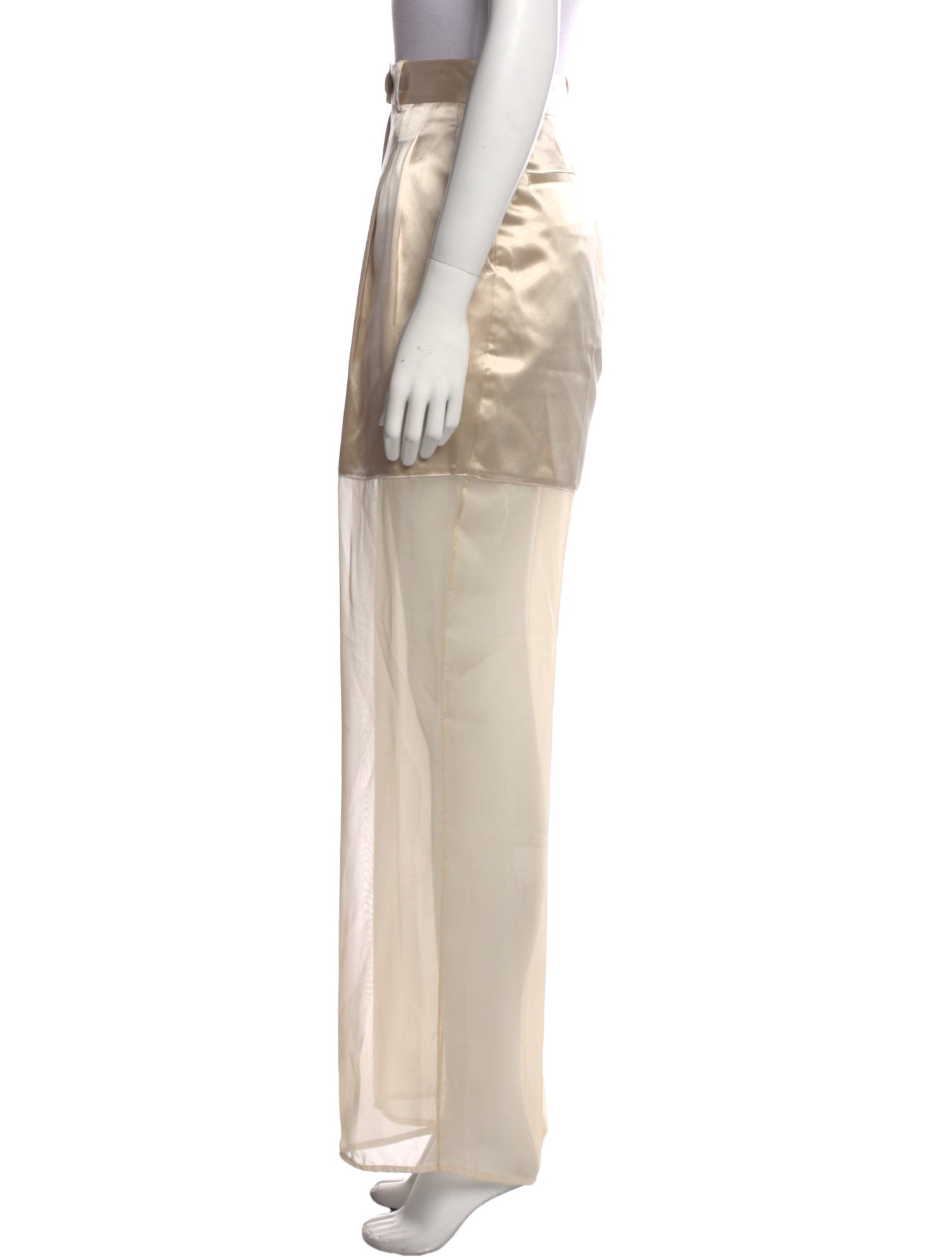 Peter Do Silk Wide Leg Pants