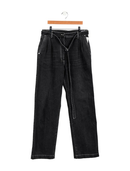 Peter Do High-Rise Wide Leg Jeans