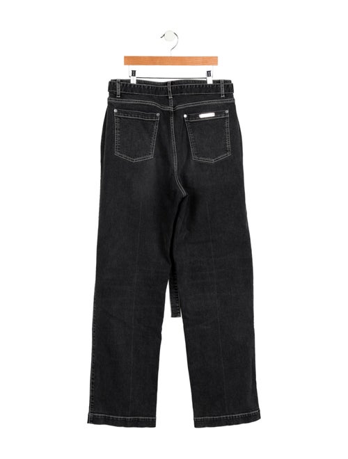 Peter Do High-Rise Wide Leg Jeans