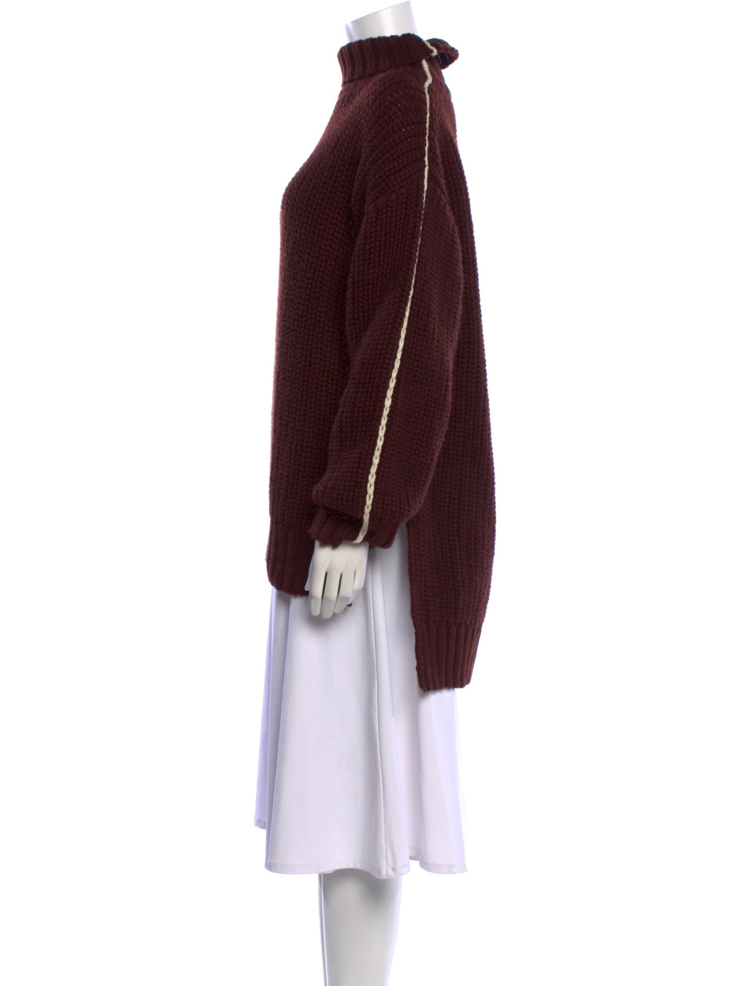 Peter Do Wool Mock Neck Sweater