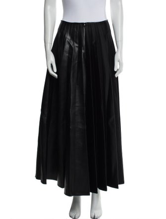 Peter Do Pleated Accents Midi Length Skirt