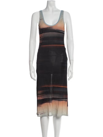 Peter Do Tie-Dye Print Skirt Set