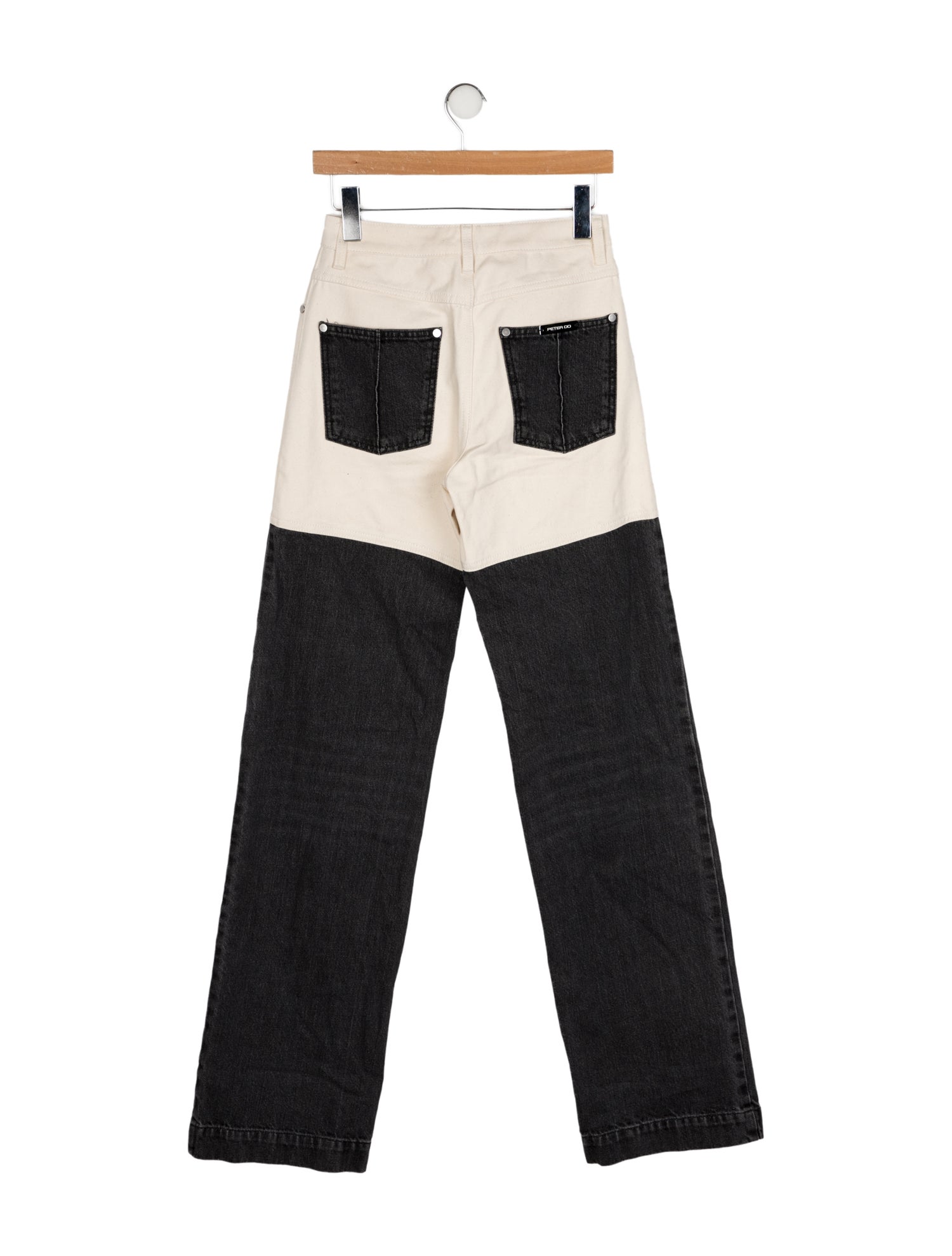 Peter Do High-Rise Wide Leg Jeans