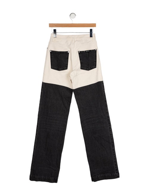 Peter Do High-Rise Wide Leg Jeans