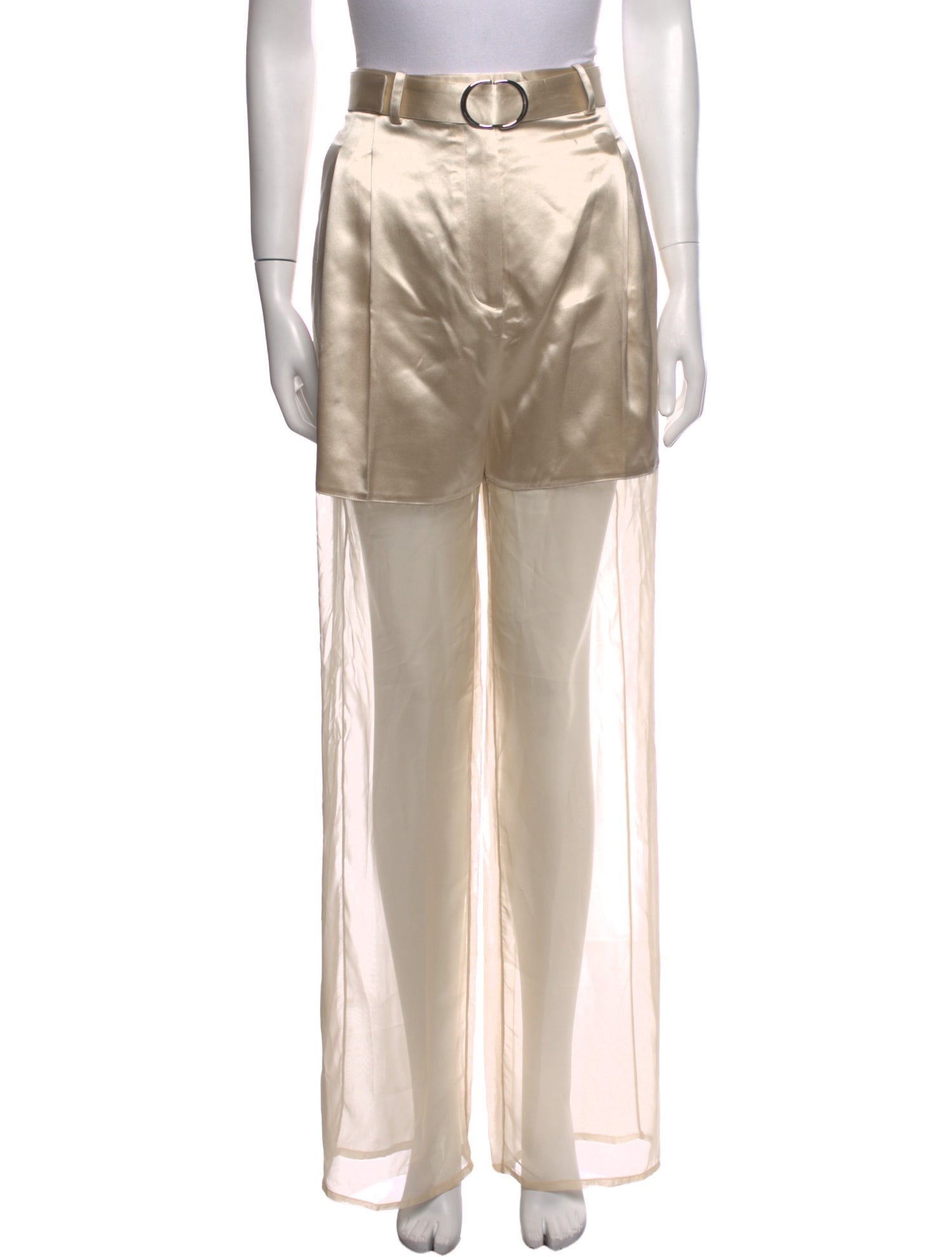 Peter Do Silk Wide Leg Pants