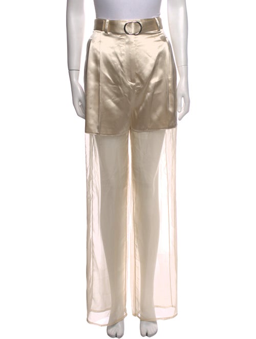 Peter Do Silk Wide Leg Pants