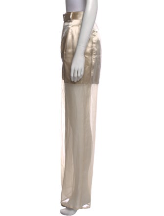 Peter Do Silk Wide Leg Pants