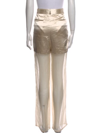 Peter Do Silk Wide Leg Pants