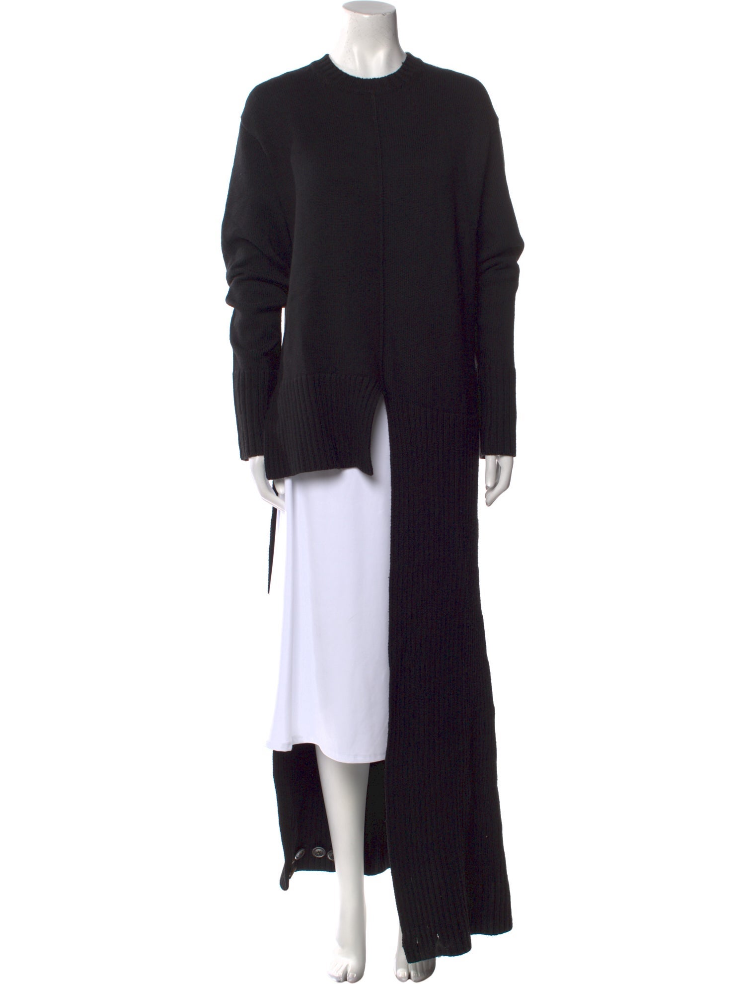 Peter Do Virgin Wool Crew Neck Sweater