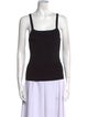 Peter Do Square Neckline Sleeveless Top