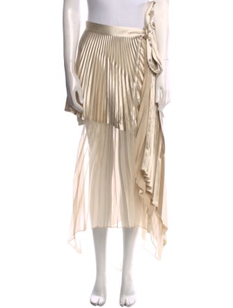 Peter Do Silk Long Skirt