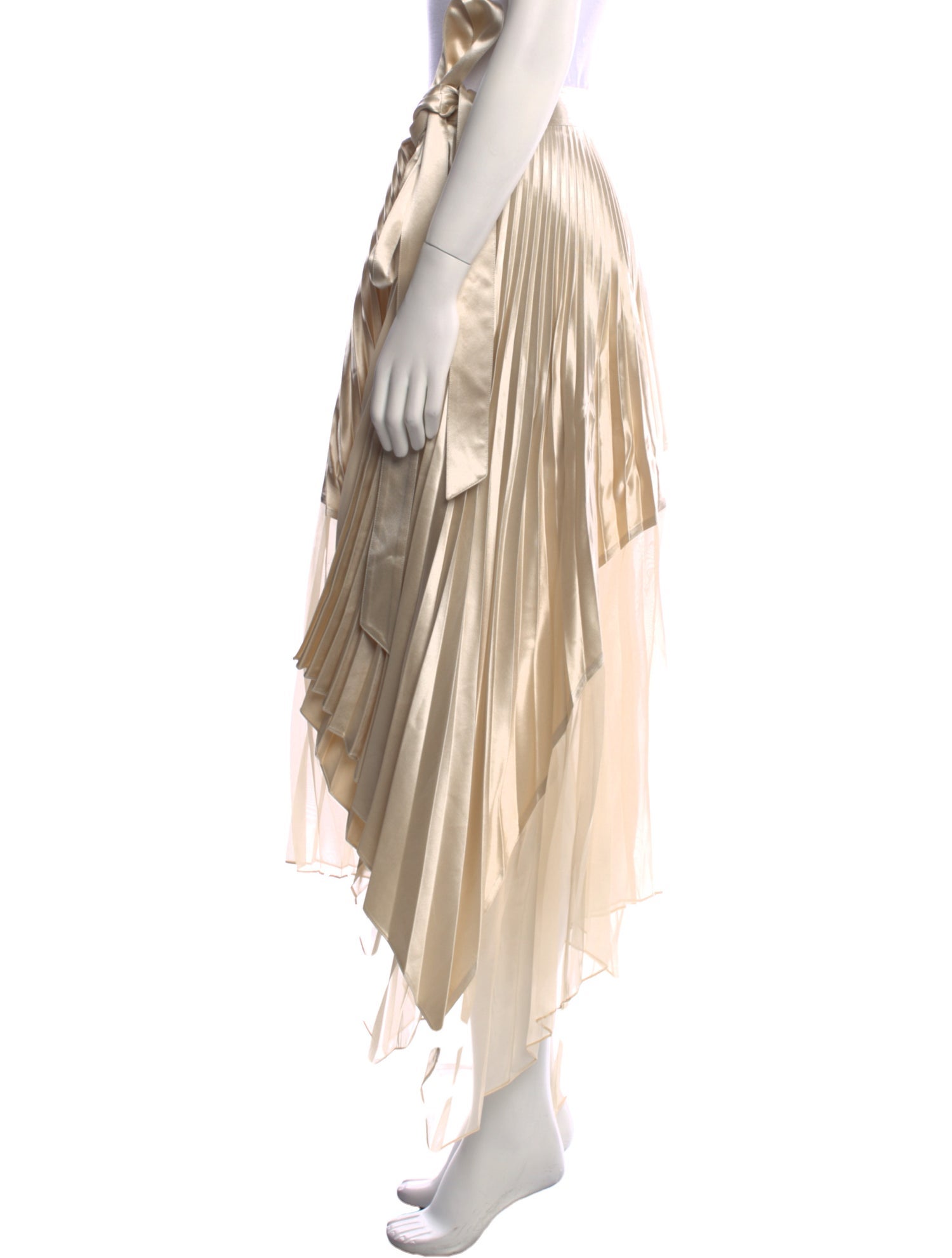 Peter Do Silk Long Skirt