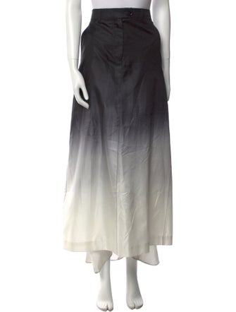 Peter Do Silk Long Skirt