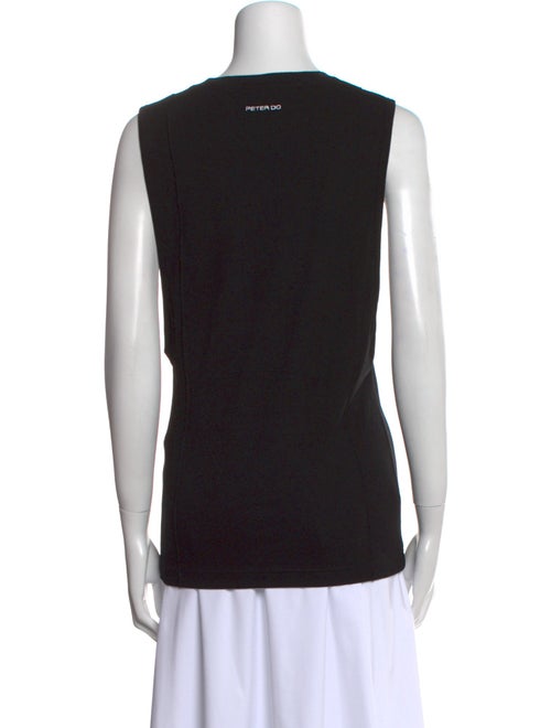 Peter Do Crew Neck Sleeveless Top