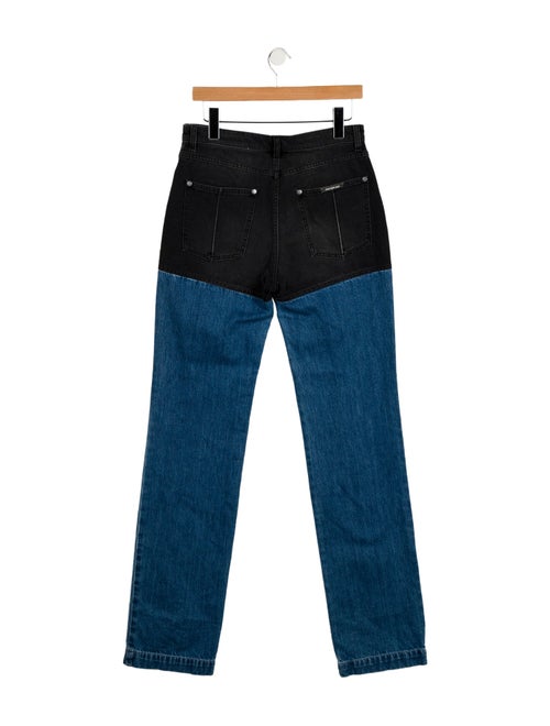 Peter Do High-Rise Straight Leg Jeans