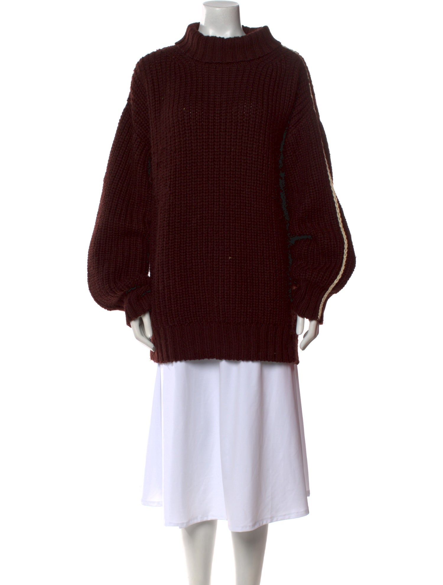 Peter Do Wool Mock Neck Sweater