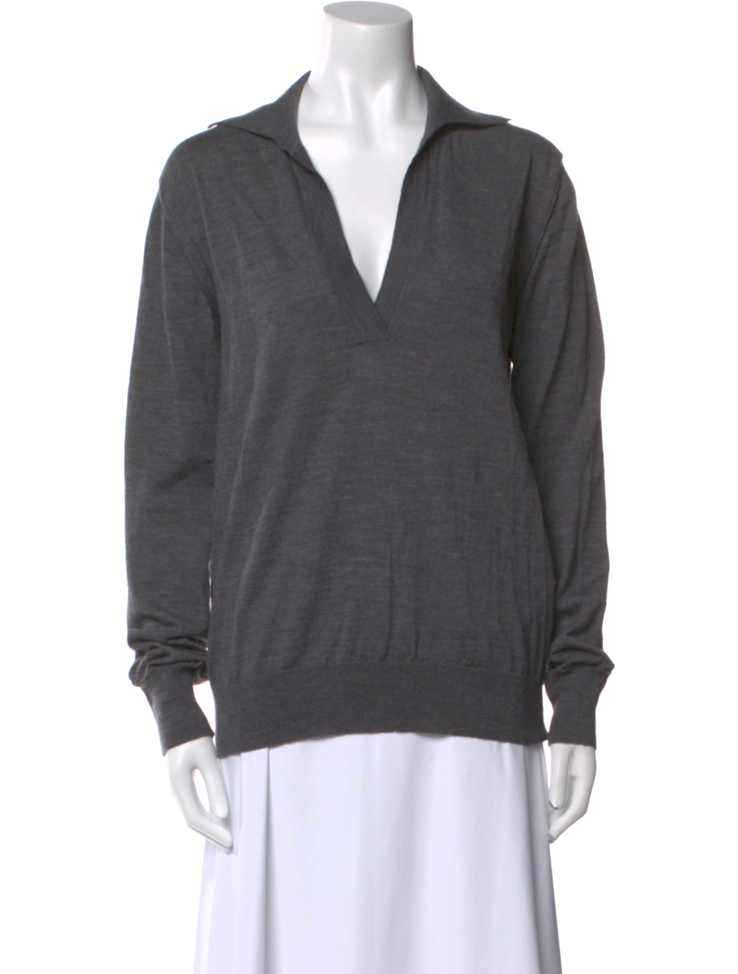Peter Do Virgin Wool V-Neck Sweatshirt w/ Tags