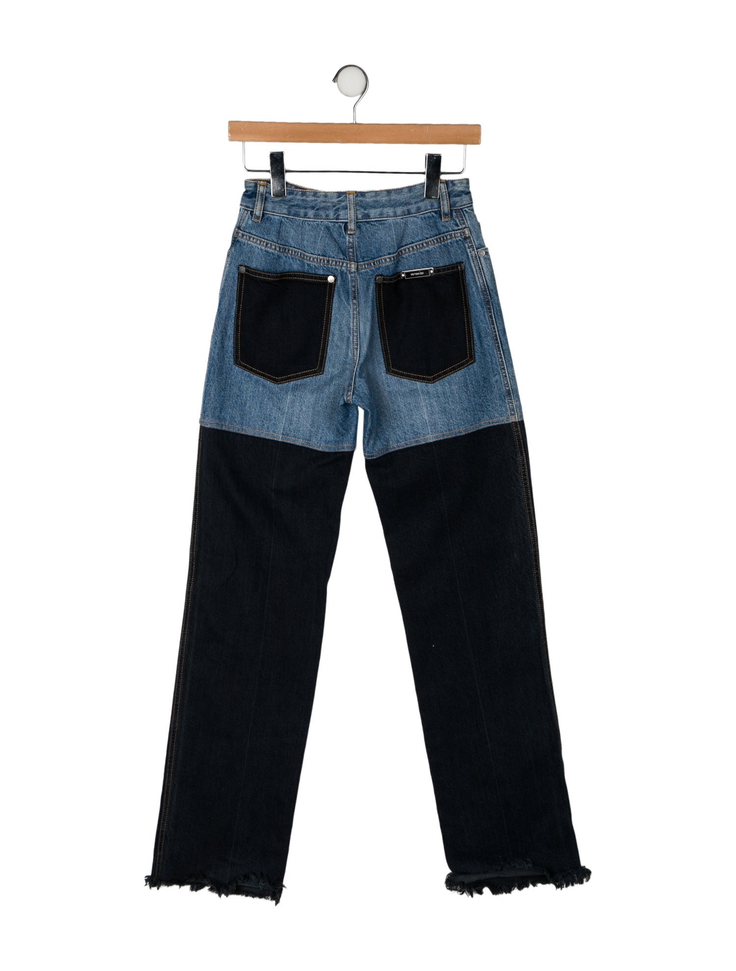 Peter Do High-Rise Wide Leg Jeans