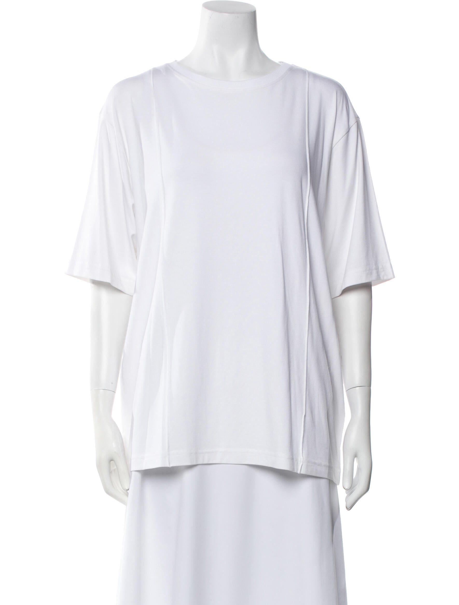 Peter Do Bateau Neckline Three-Quarter Sleeve Tunic
