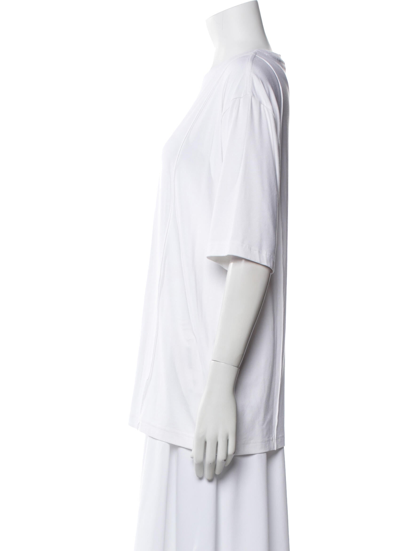 Peter Do Bateau Neckline Three-Quarter Sleeve Tunic