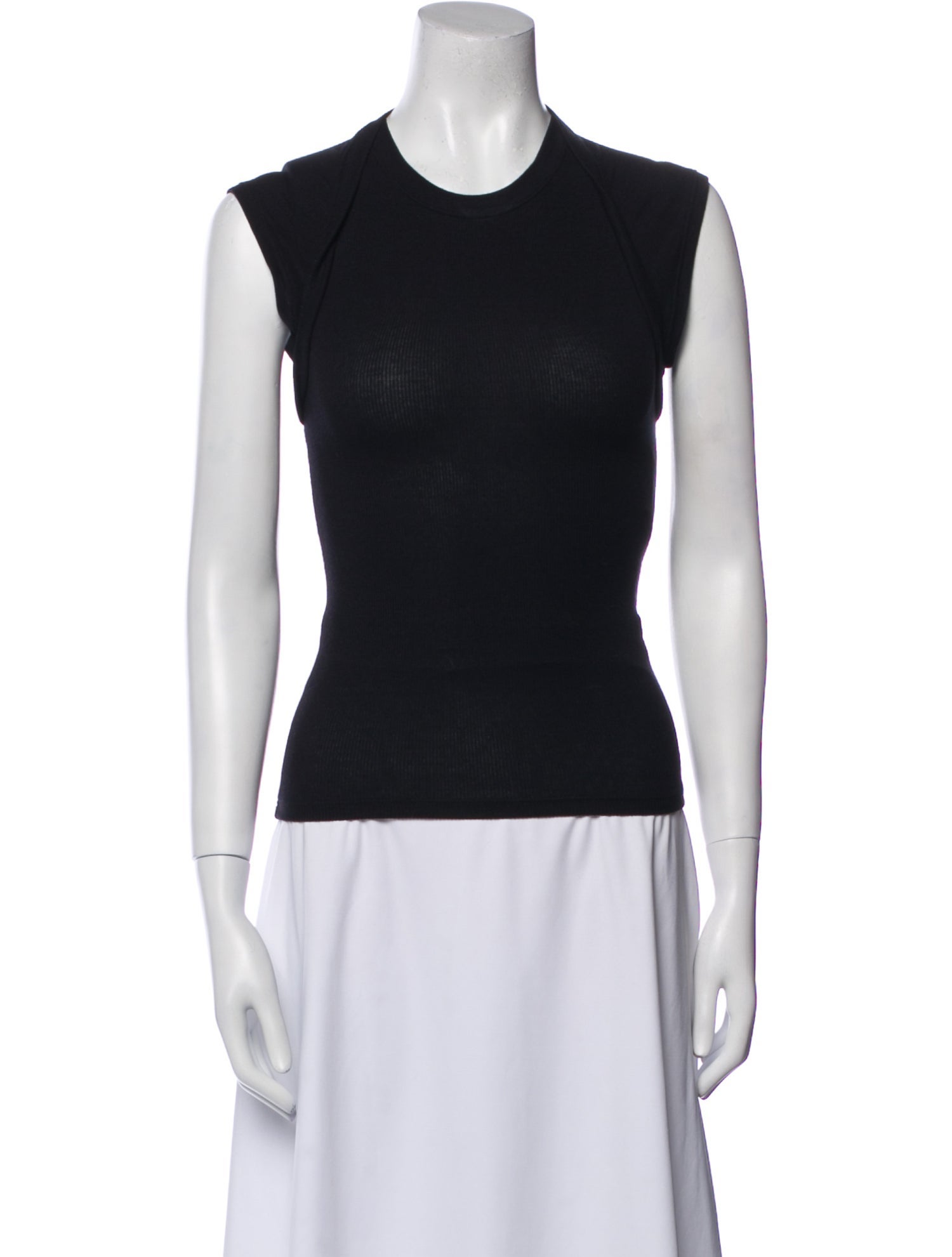Peter Do Crew Neck Sleeveless Top