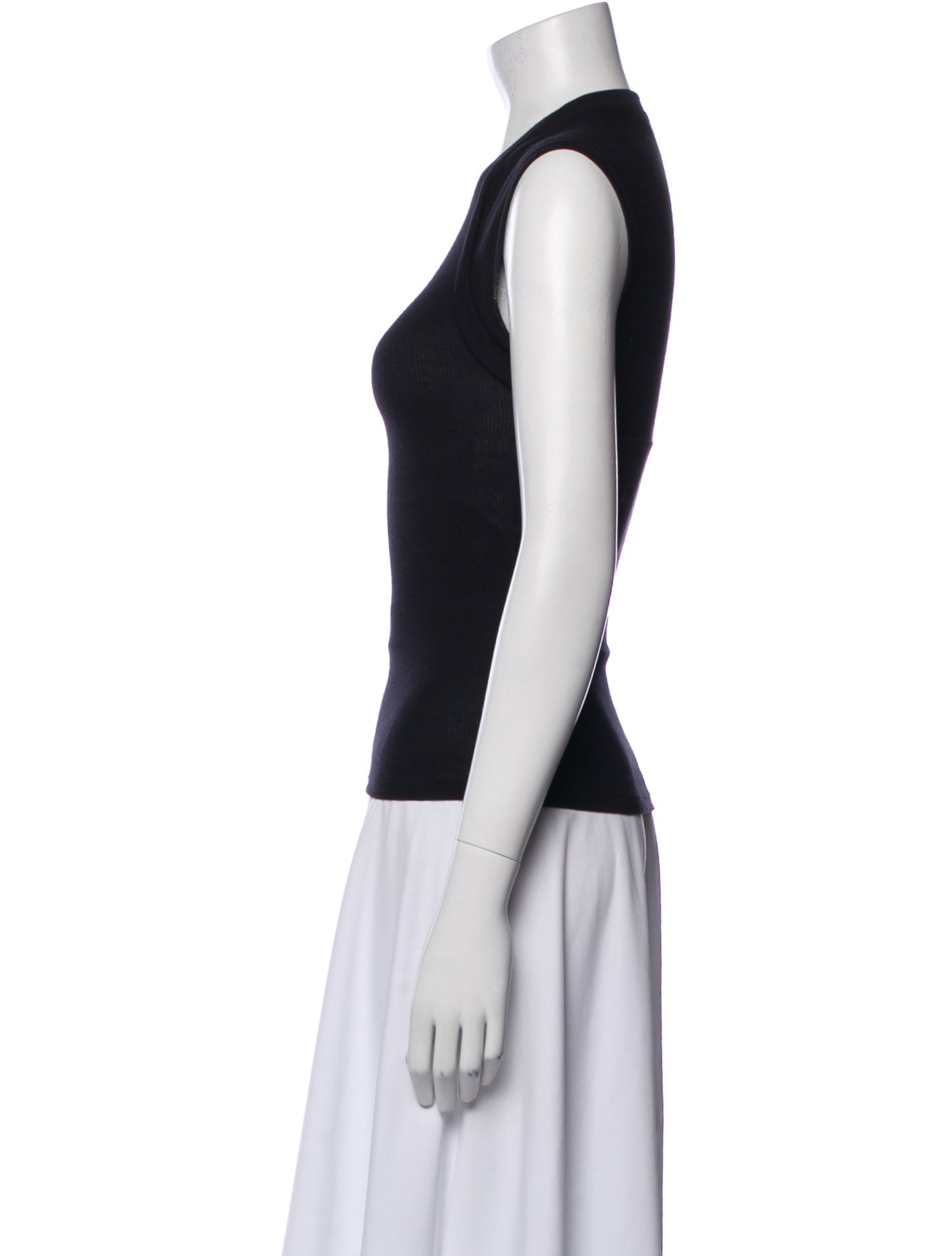 Peter Do Crew Neck Sleeveless Top