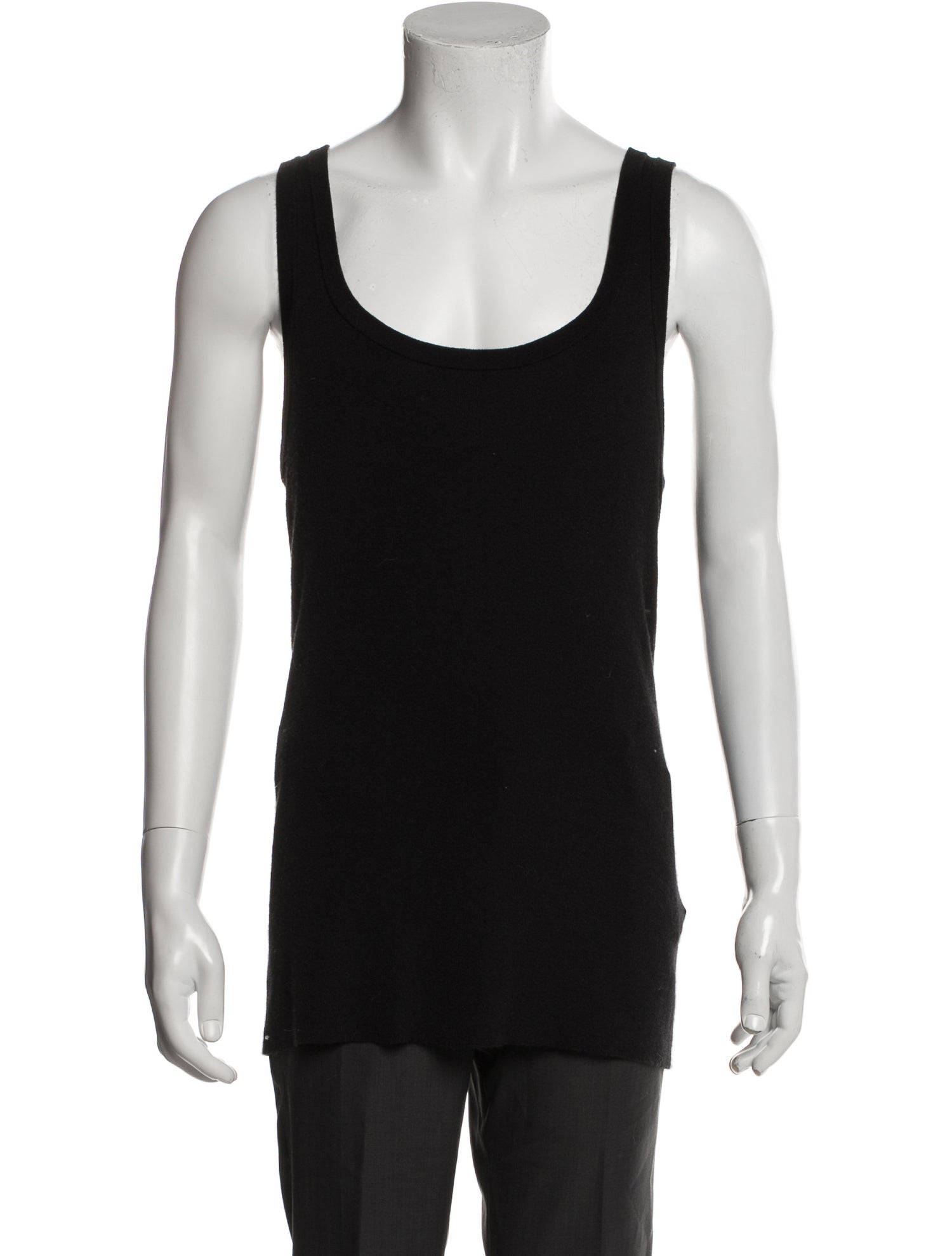 Peter Do Scoop Neck Sleeveless Henley