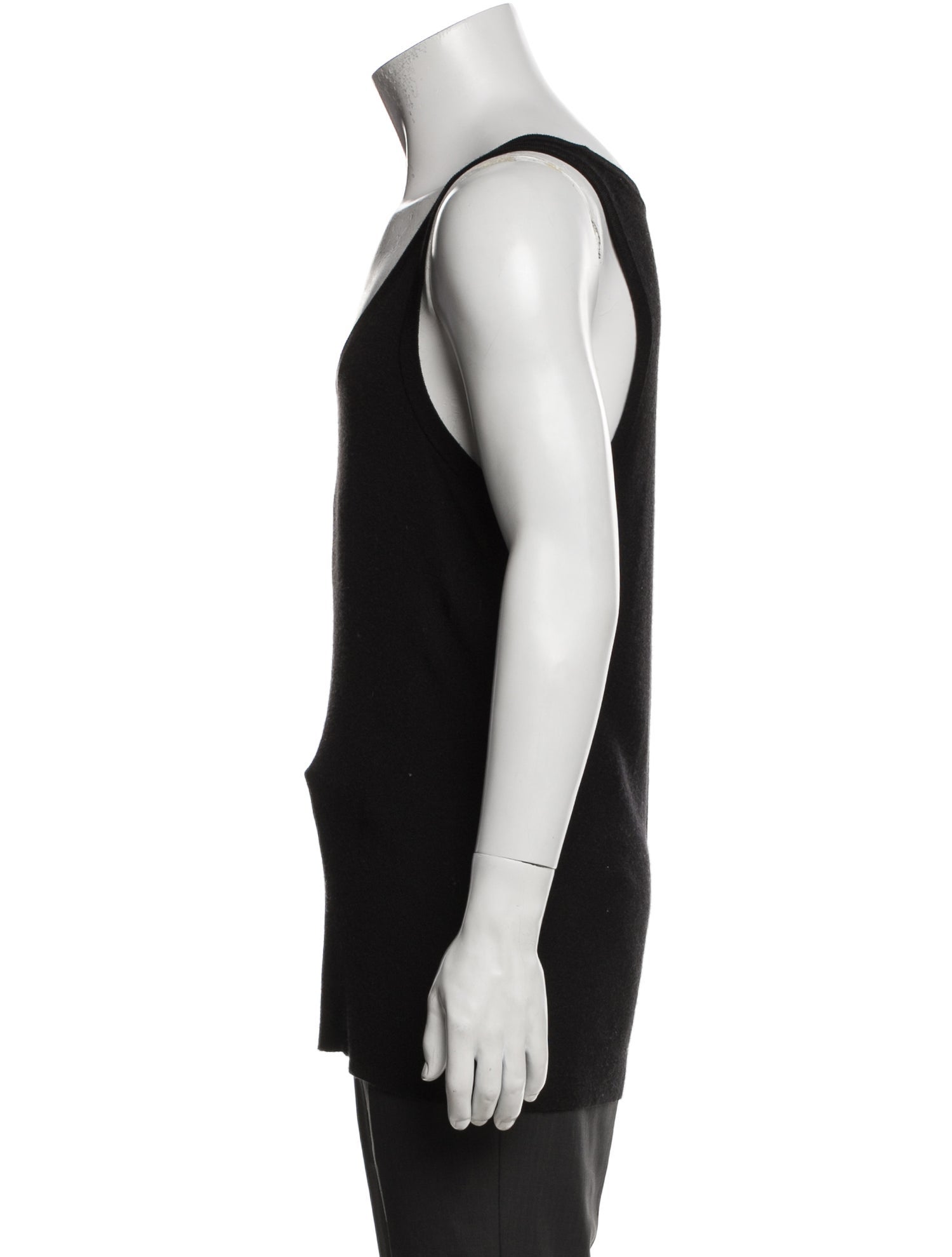 Peter Do Scoop Neck Sleeveless Henley