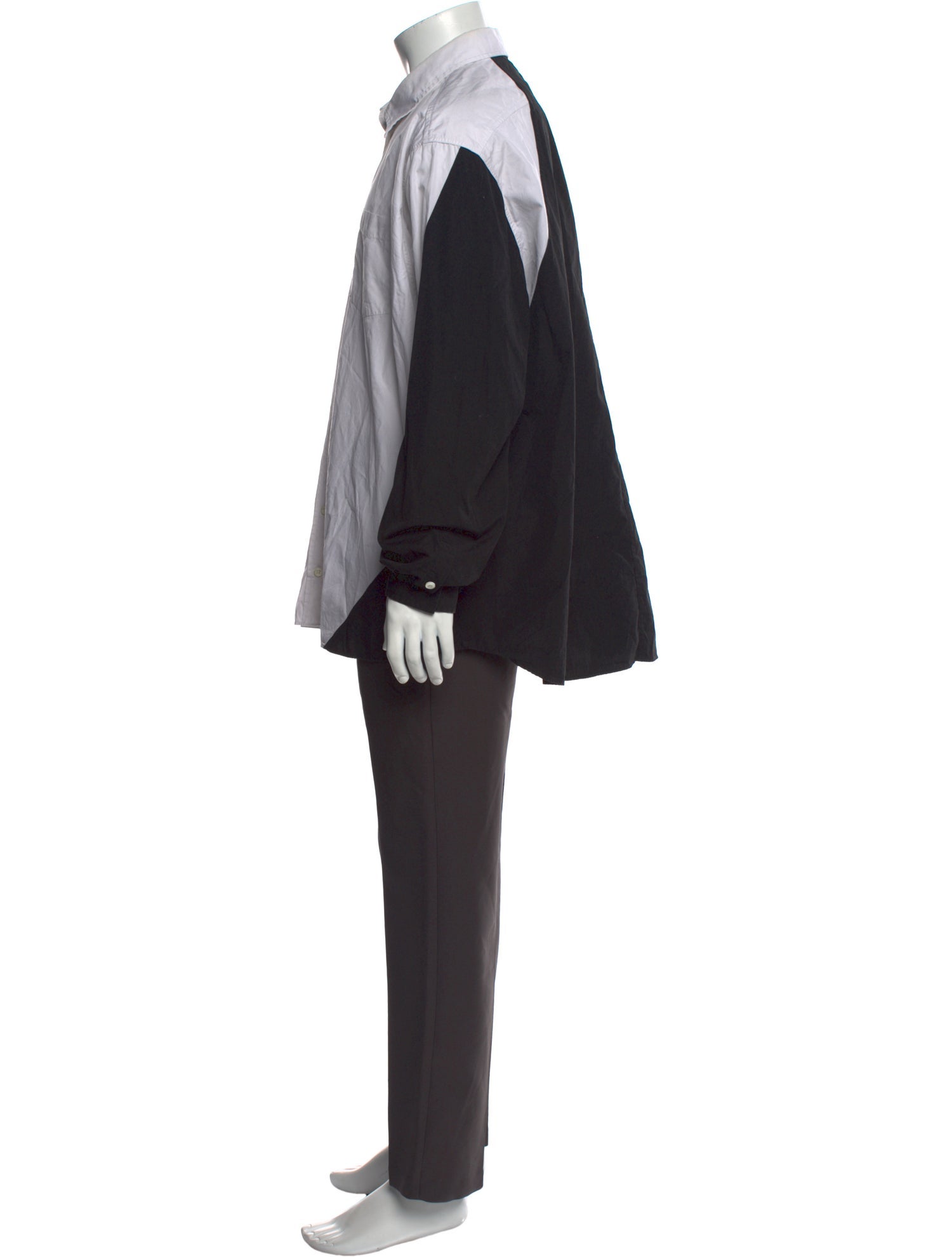 Peter Do Striped Long Sleeve Shirt