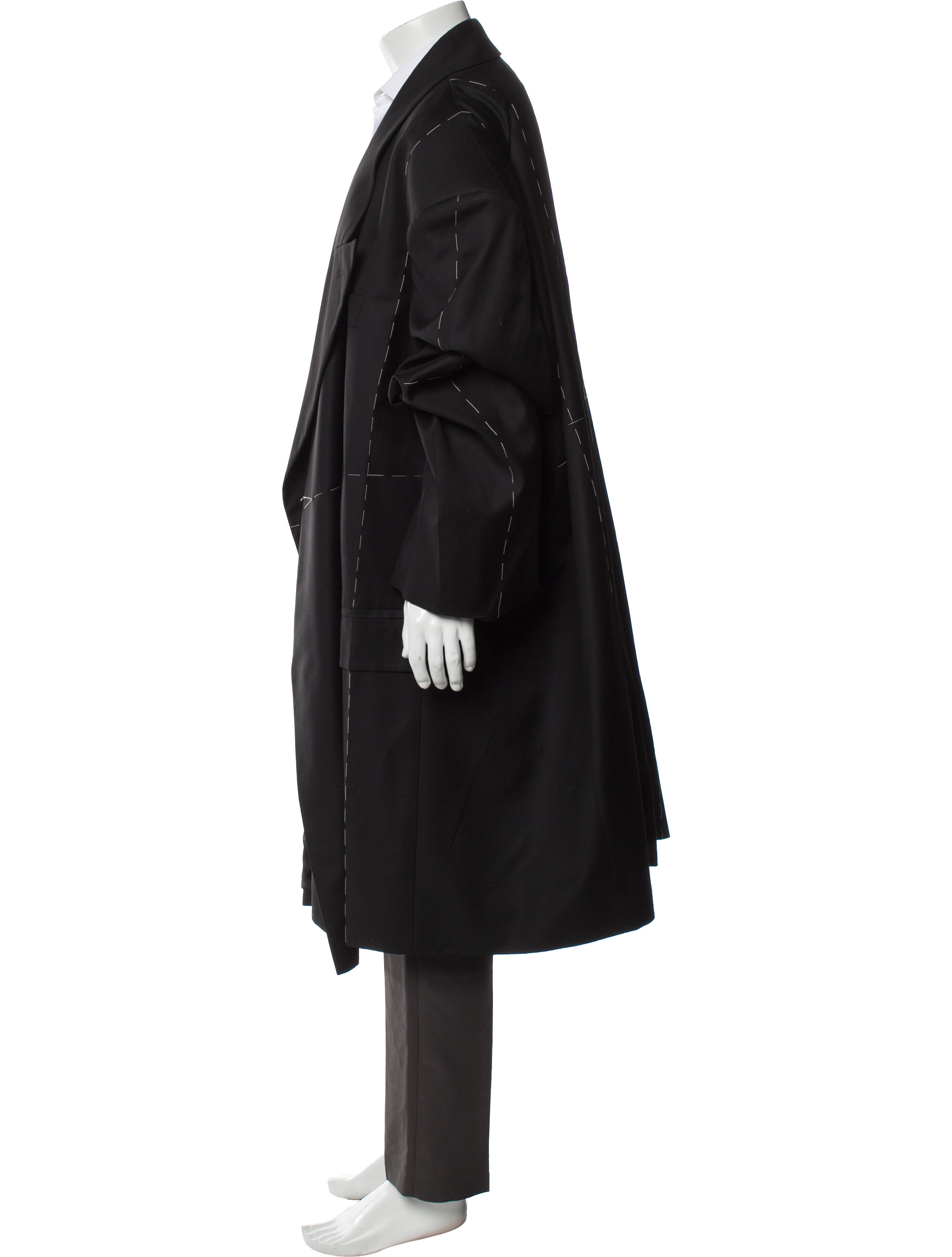 Peter Do Virgin Wool Trench Coat