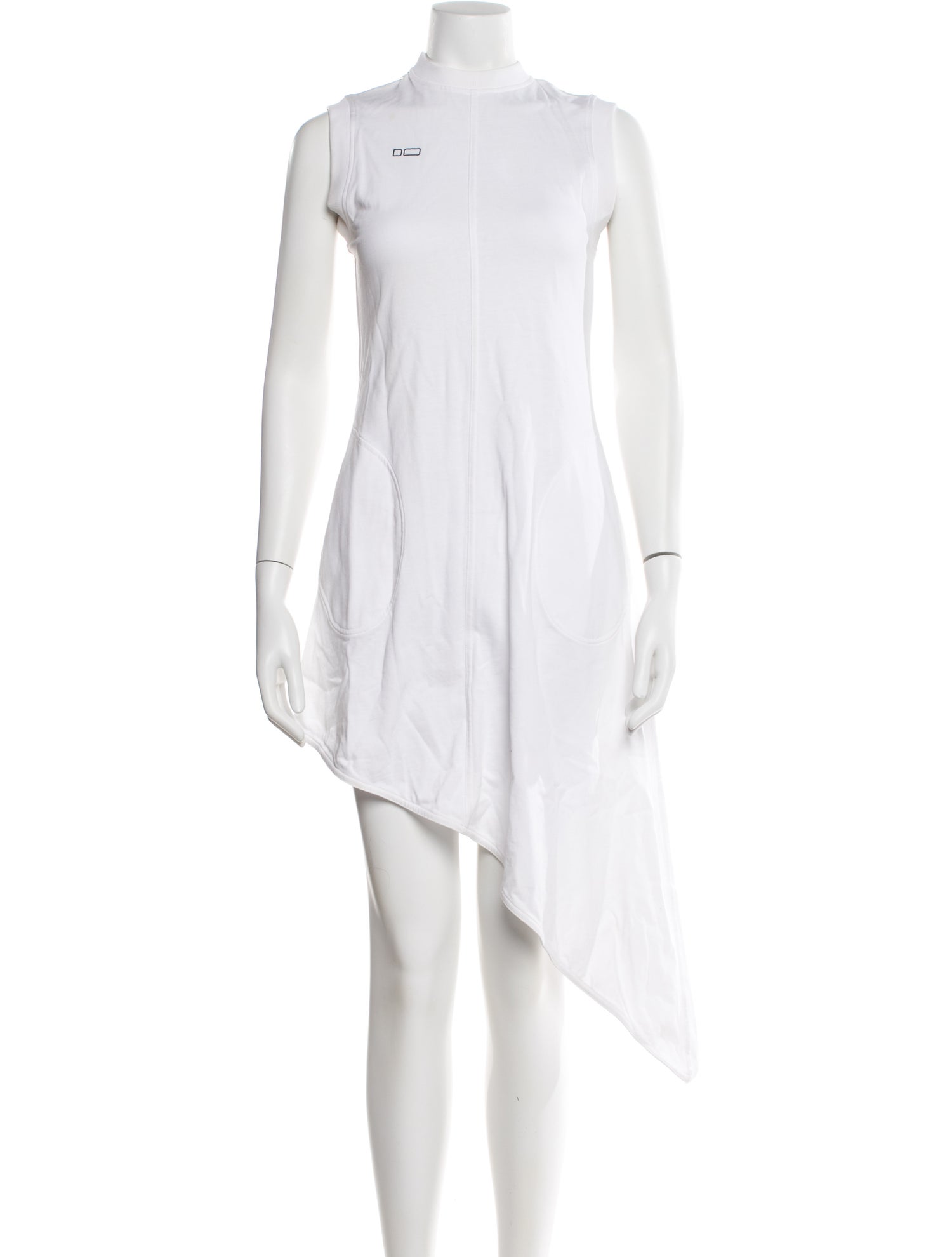 Peter Do Mock Neck Midi Length Dress