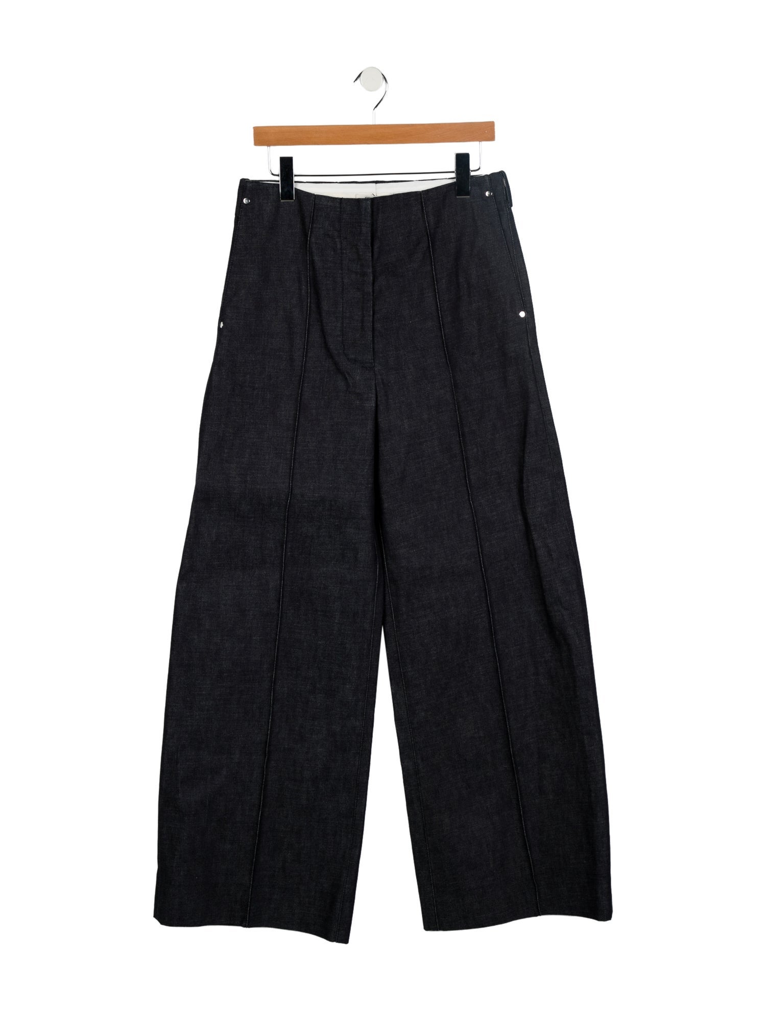 Peter Do High-Rise Wide Leg Jeans