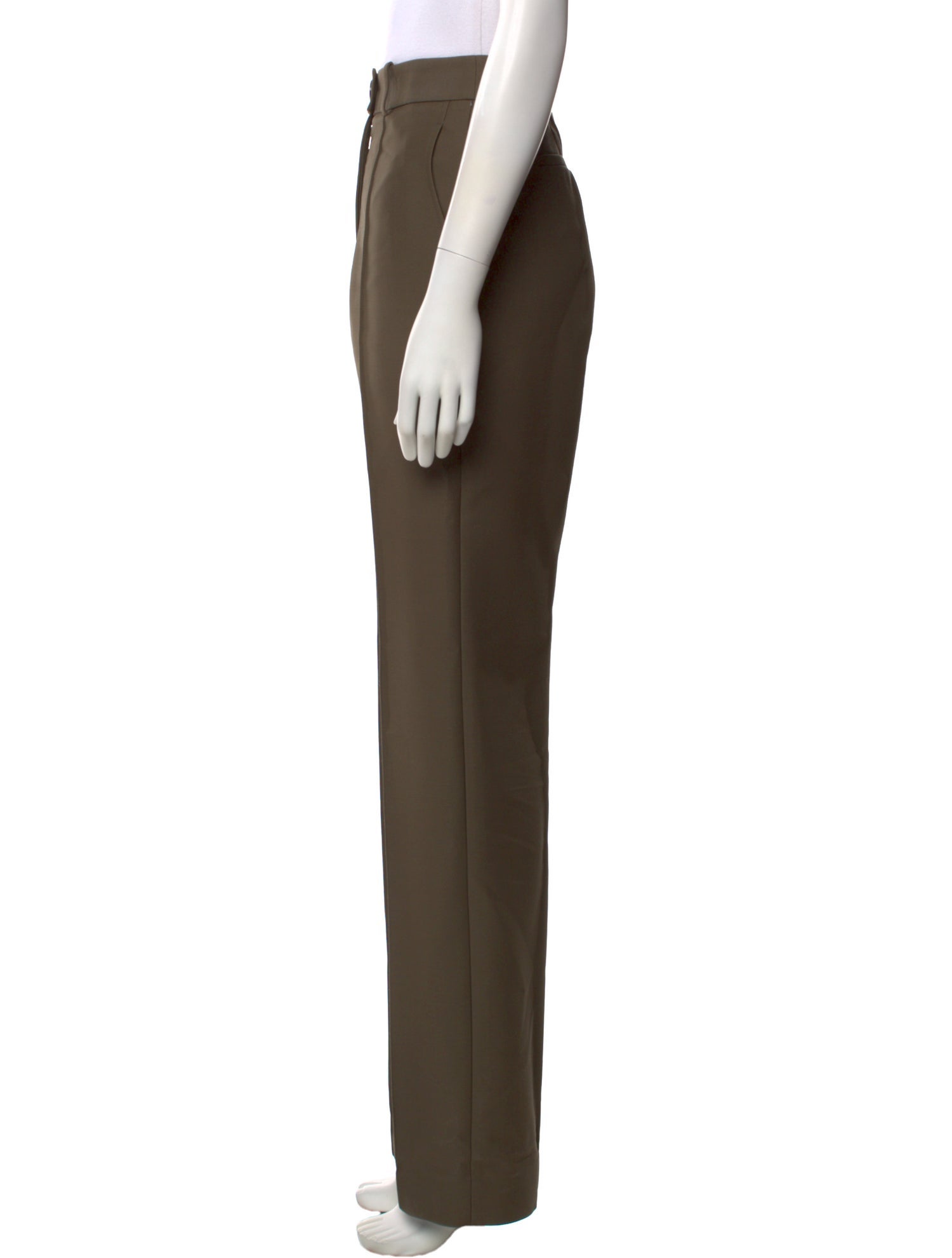 Peter Do Virgin Wool Wide Leg Pants