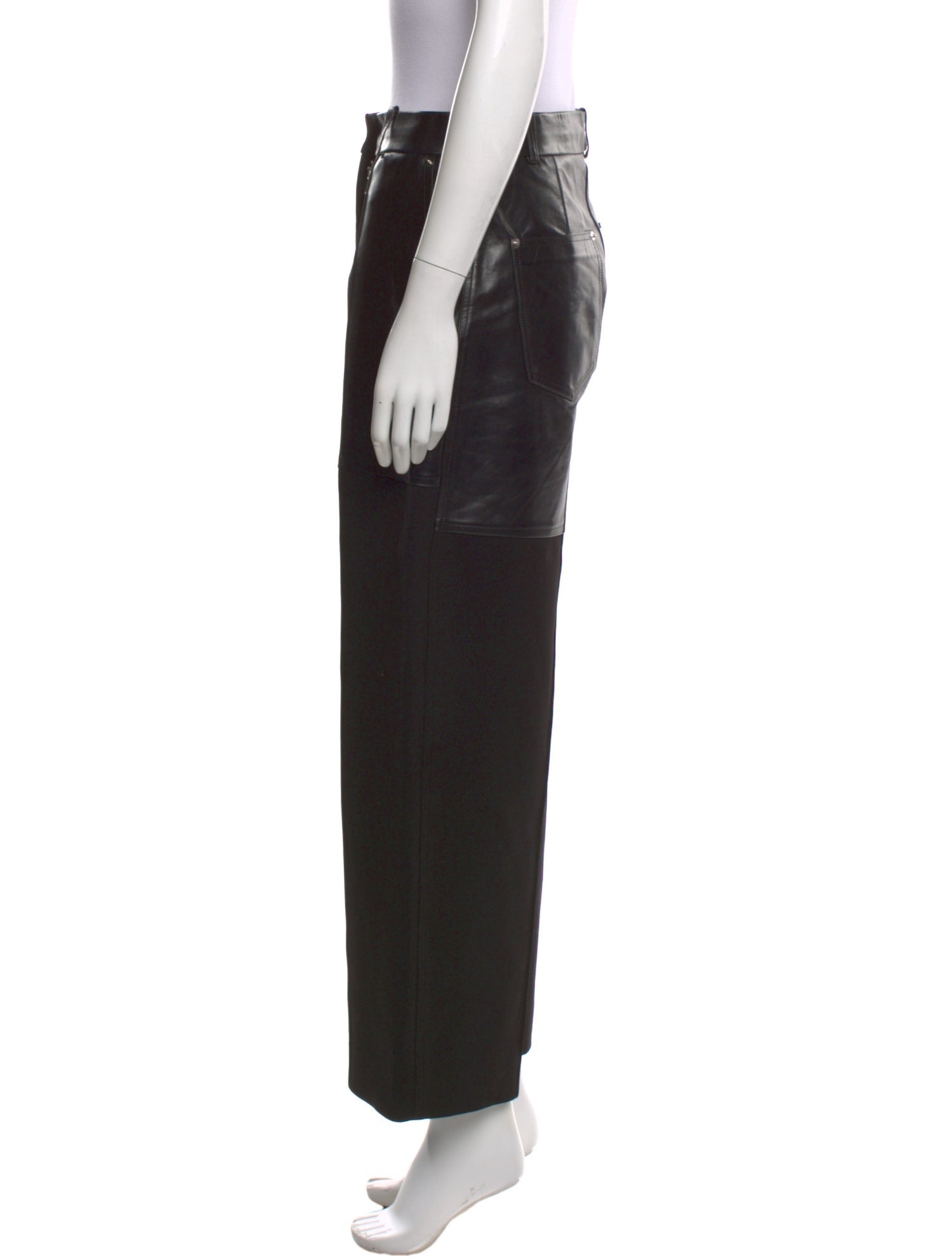 Peter Do Lambskin Wide Leg Pants