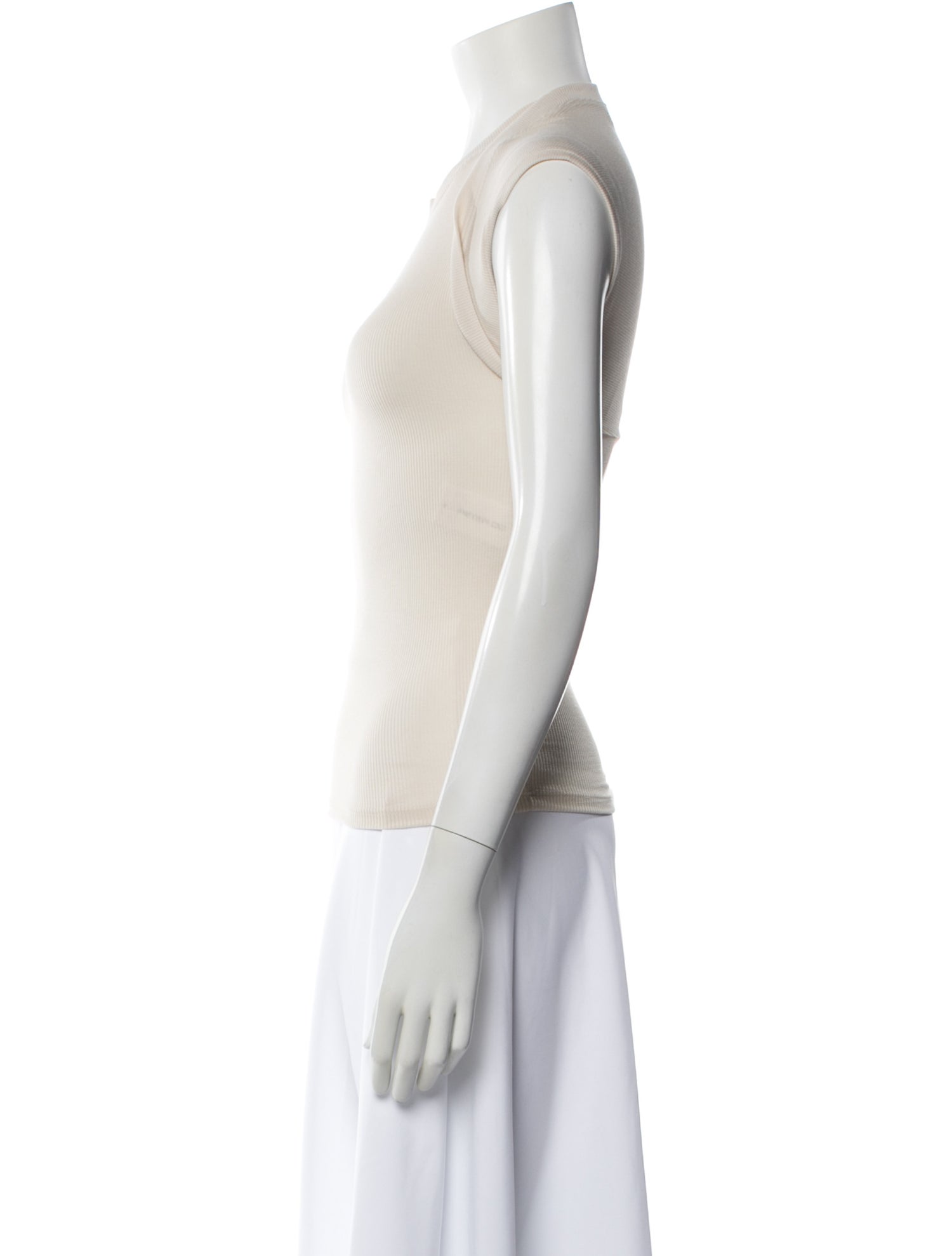 Peter Do Crew Neck Sleeveless Top