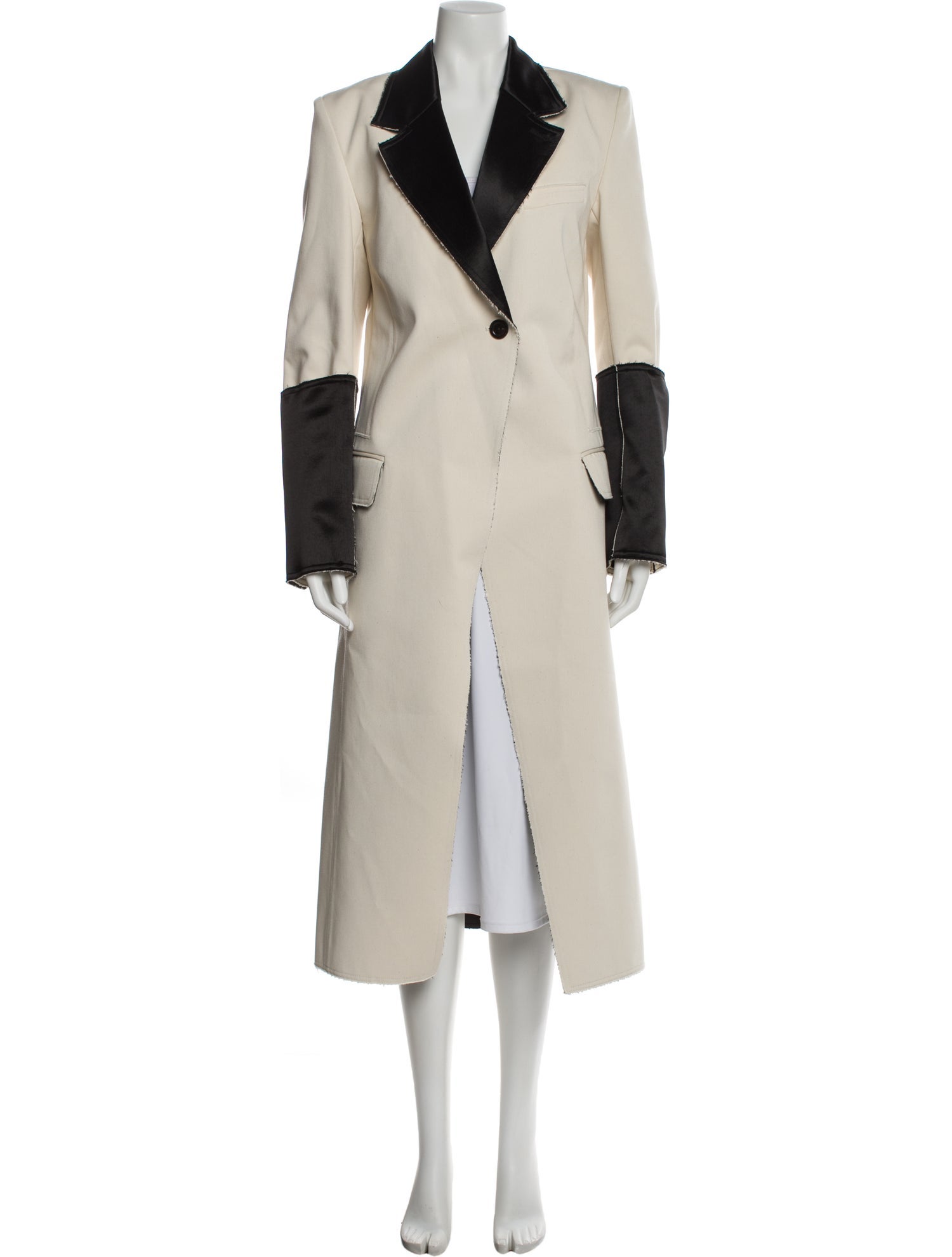 Peter Do Colorblock Pattern Coat