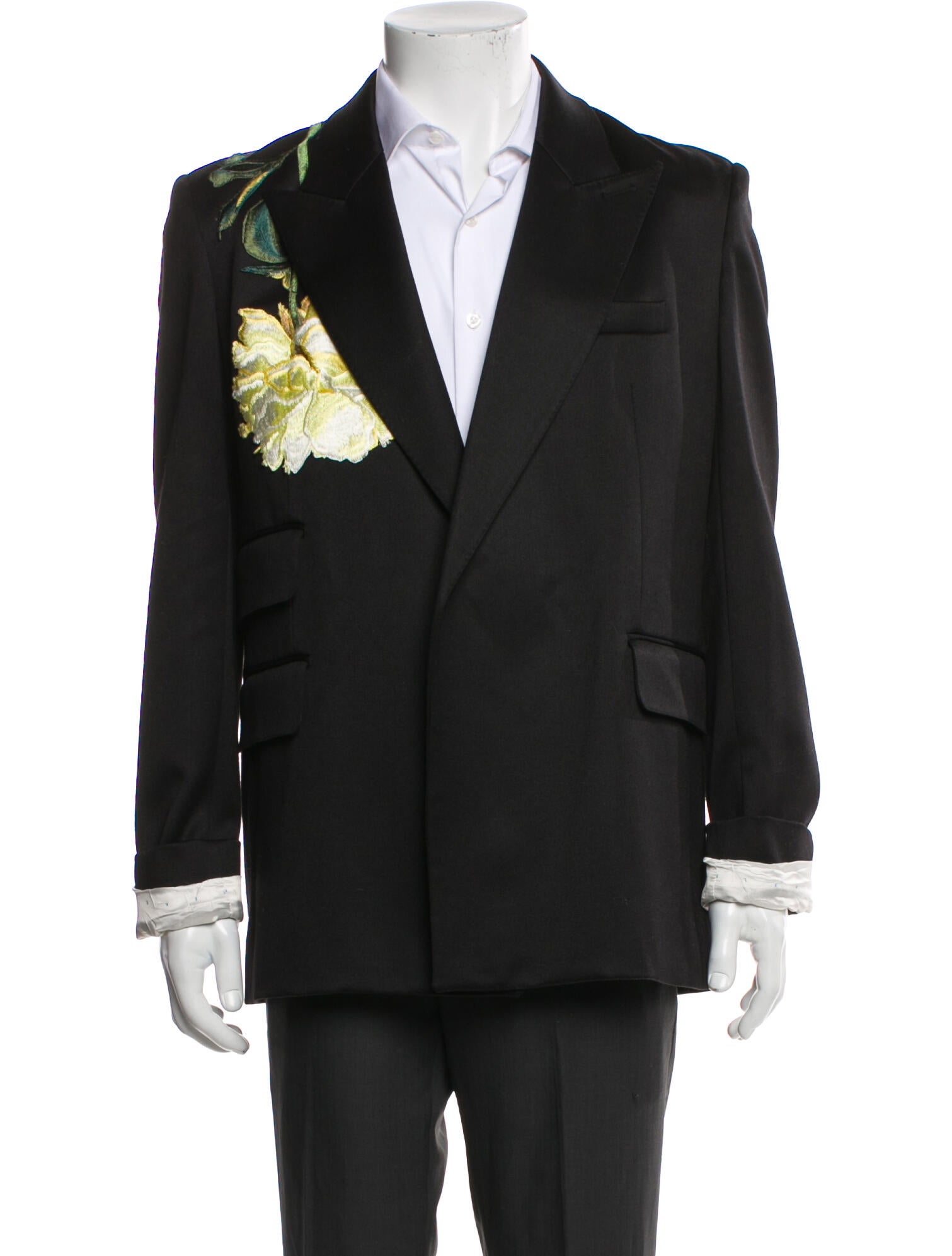 Peter Do Virgin Wool Floral Print Two-Piece Blazer