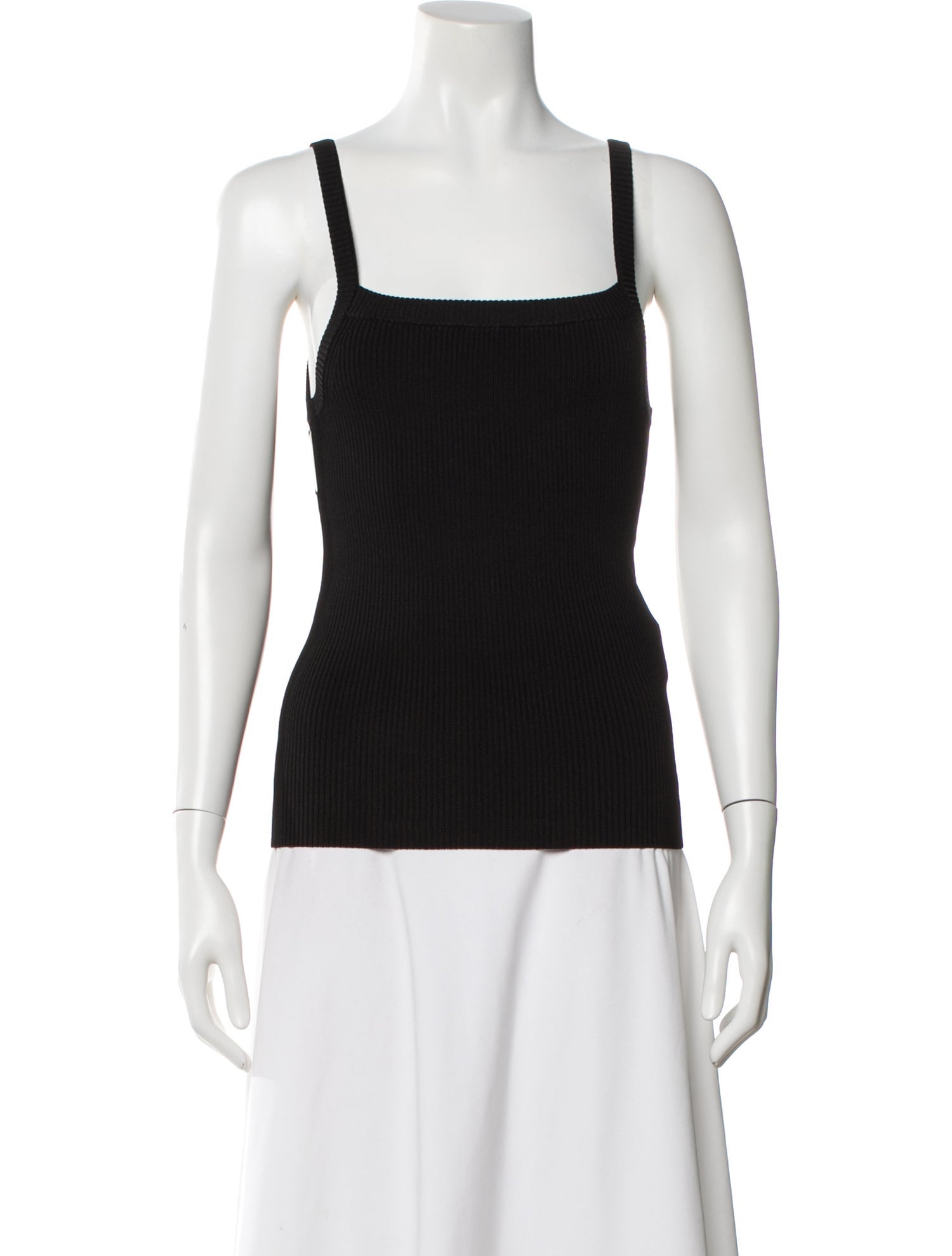 Peter Do Square Neckline Sleeveless Top