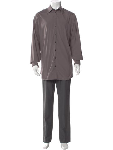 Pre-owned Peter Do Long Sleeve Shirt In Gray