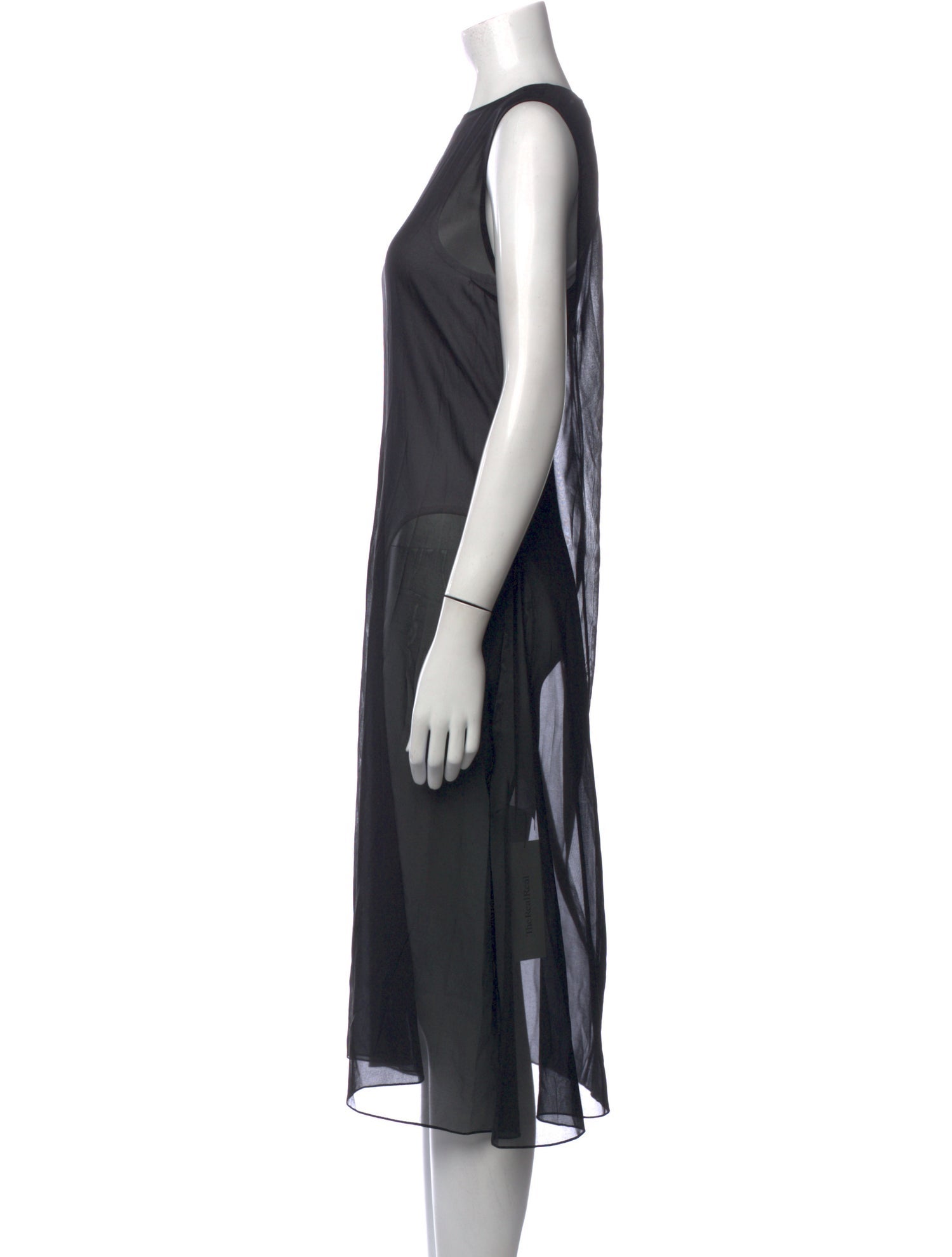Peter Do Crew Neck Midi Length Dress