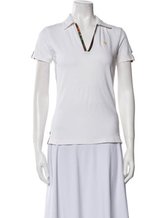 Piero Guidi V-Neck Short Sleeve Polo