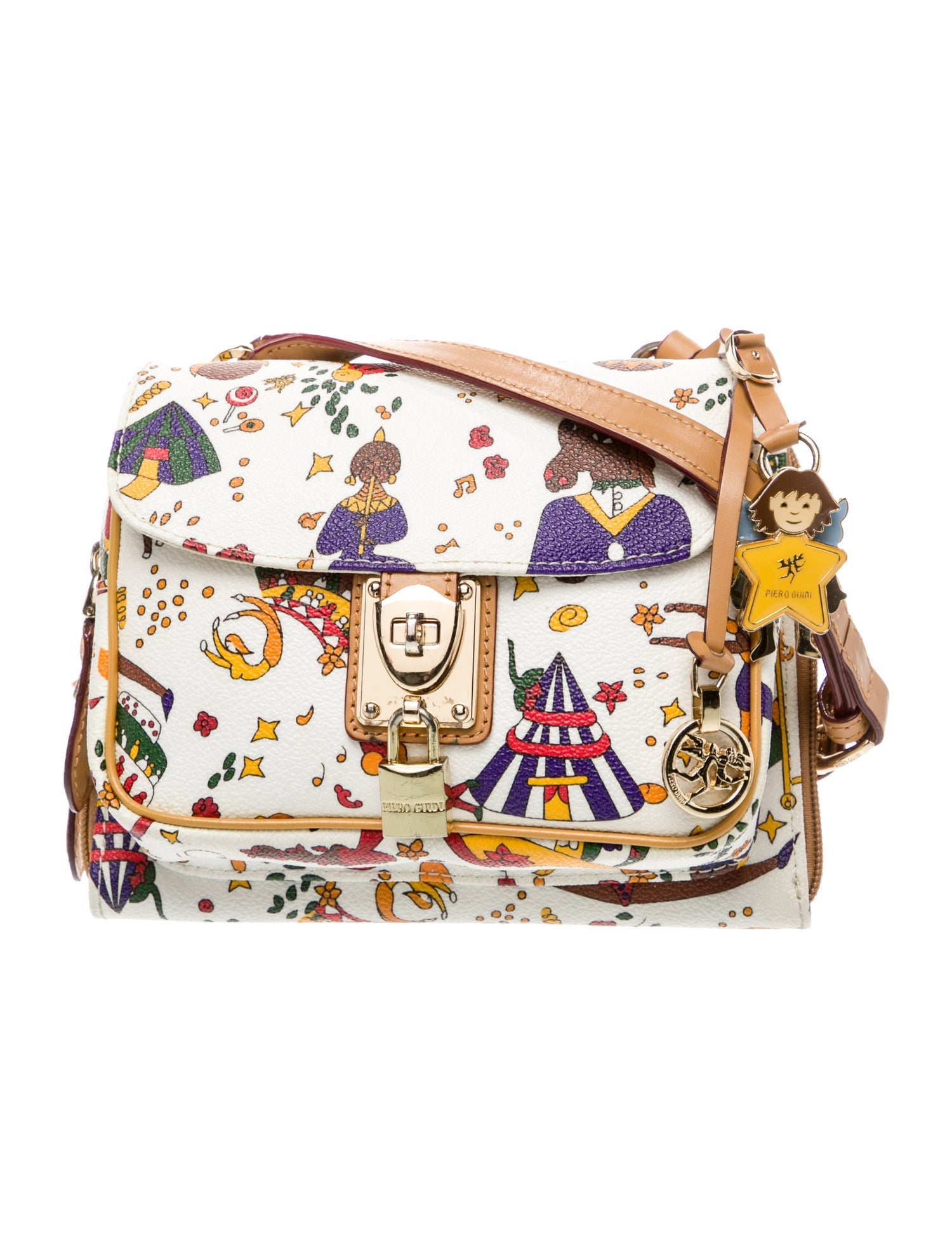 Piero Guidi Leather Crossbody Bag