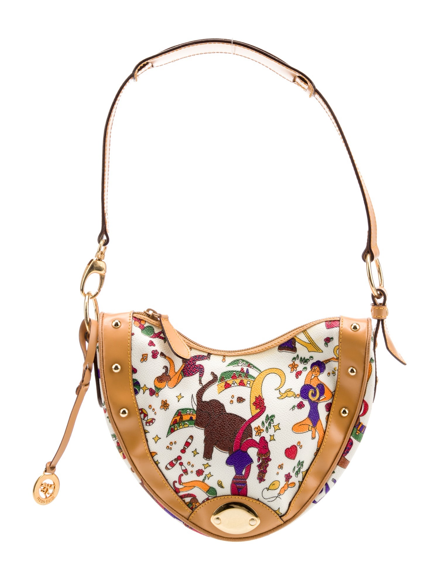 Piero Guidi Leather Shoulder Bag