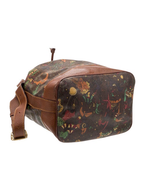 Piero Guidi Leather Bucket Bag