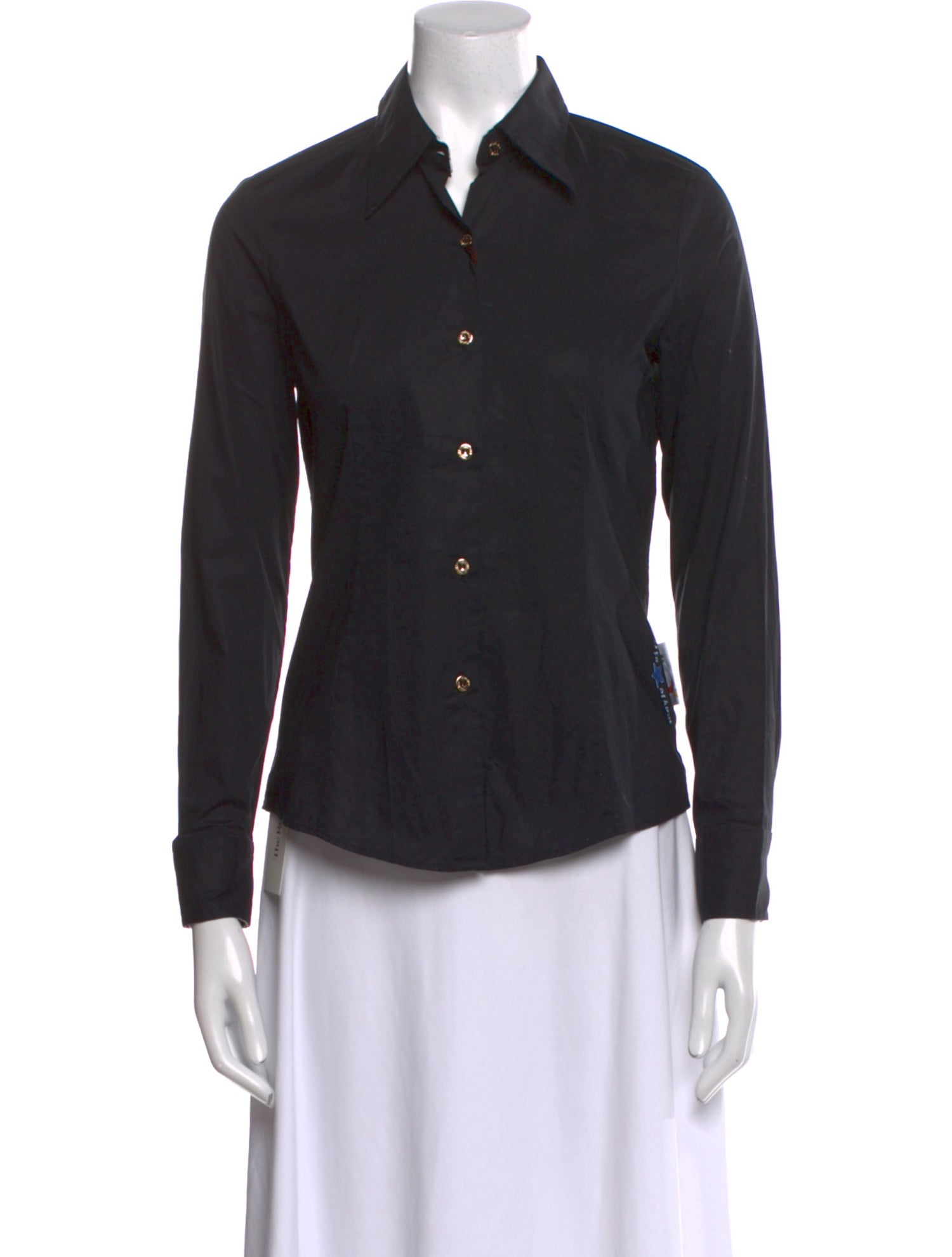 Piero Guidi Long Sleeve Button-Up Top