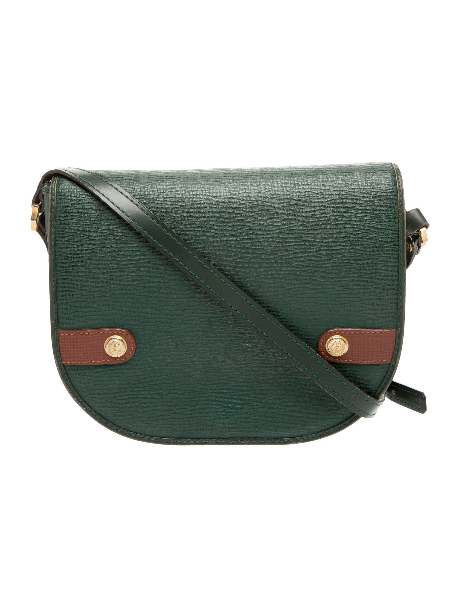 Philippe Charriol Leather Messenger Bag