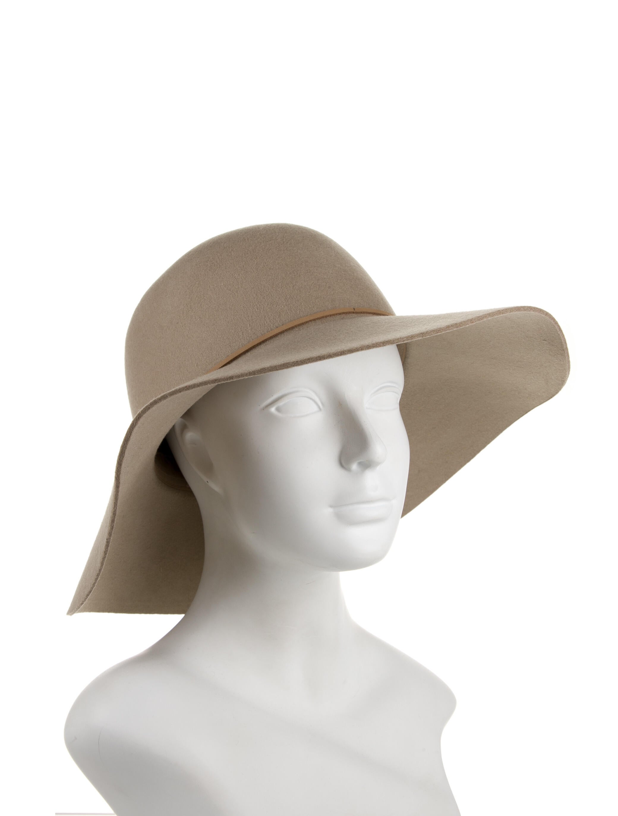 Phenix Wool Wide Brim Hat - Neutrals 