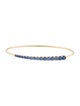 Phillips House 14K 1.62ctw Sapphire Graduated Bangle