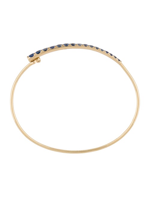 Phillips House 14K 1.62ctw Sapphire Graduated Bangle
