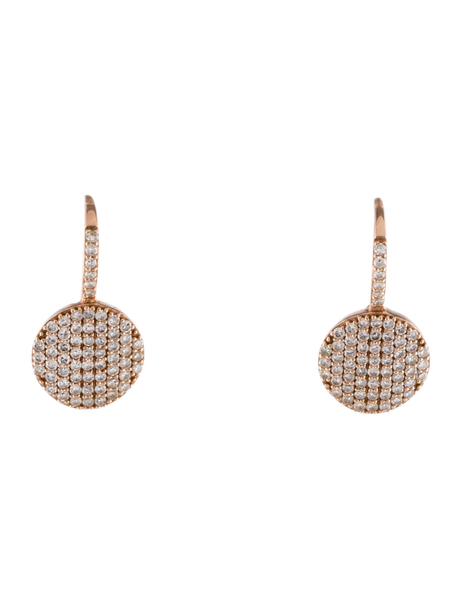 Phillips House 14K Diamond Petite Infinity Leverback Earrings